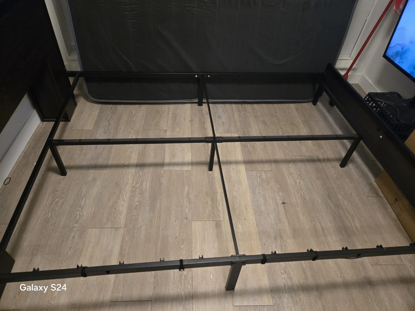 Queen Size Bed Frame with LED Lights - photo 5