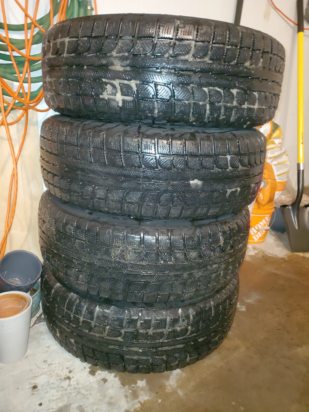 225/60R17 4 X Winter Tires with Rims - photo 5
