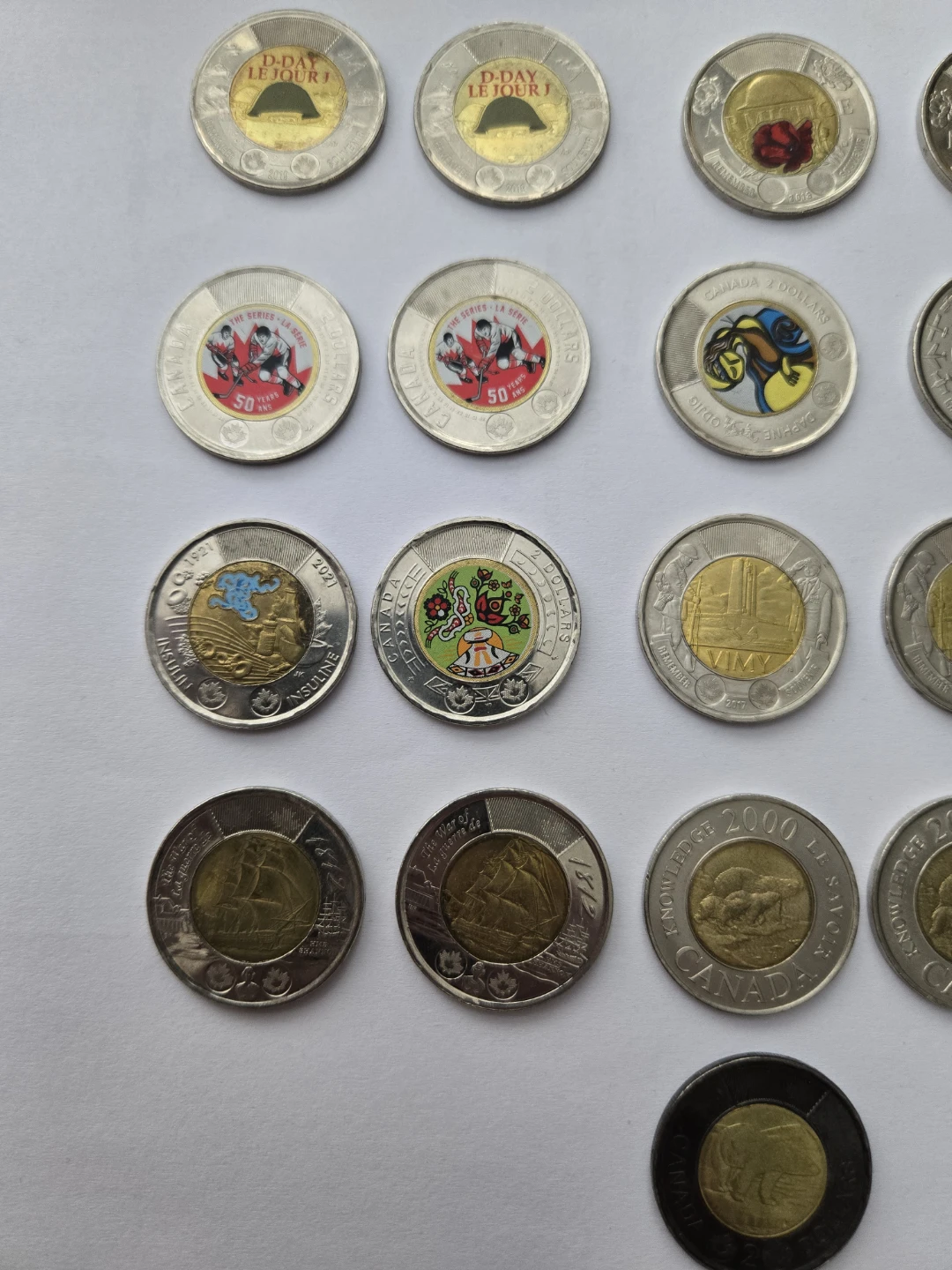 Collection of Commemorative Canadian Toonies - photo 2