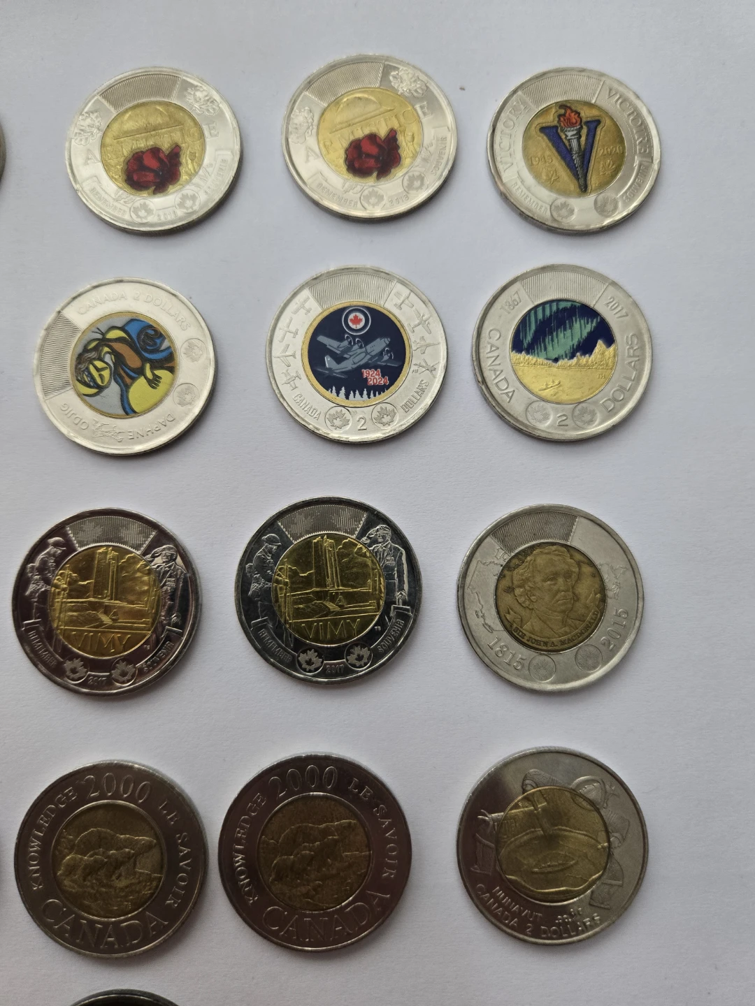 Collection of Commemorative Canadian Toonies - photo 3