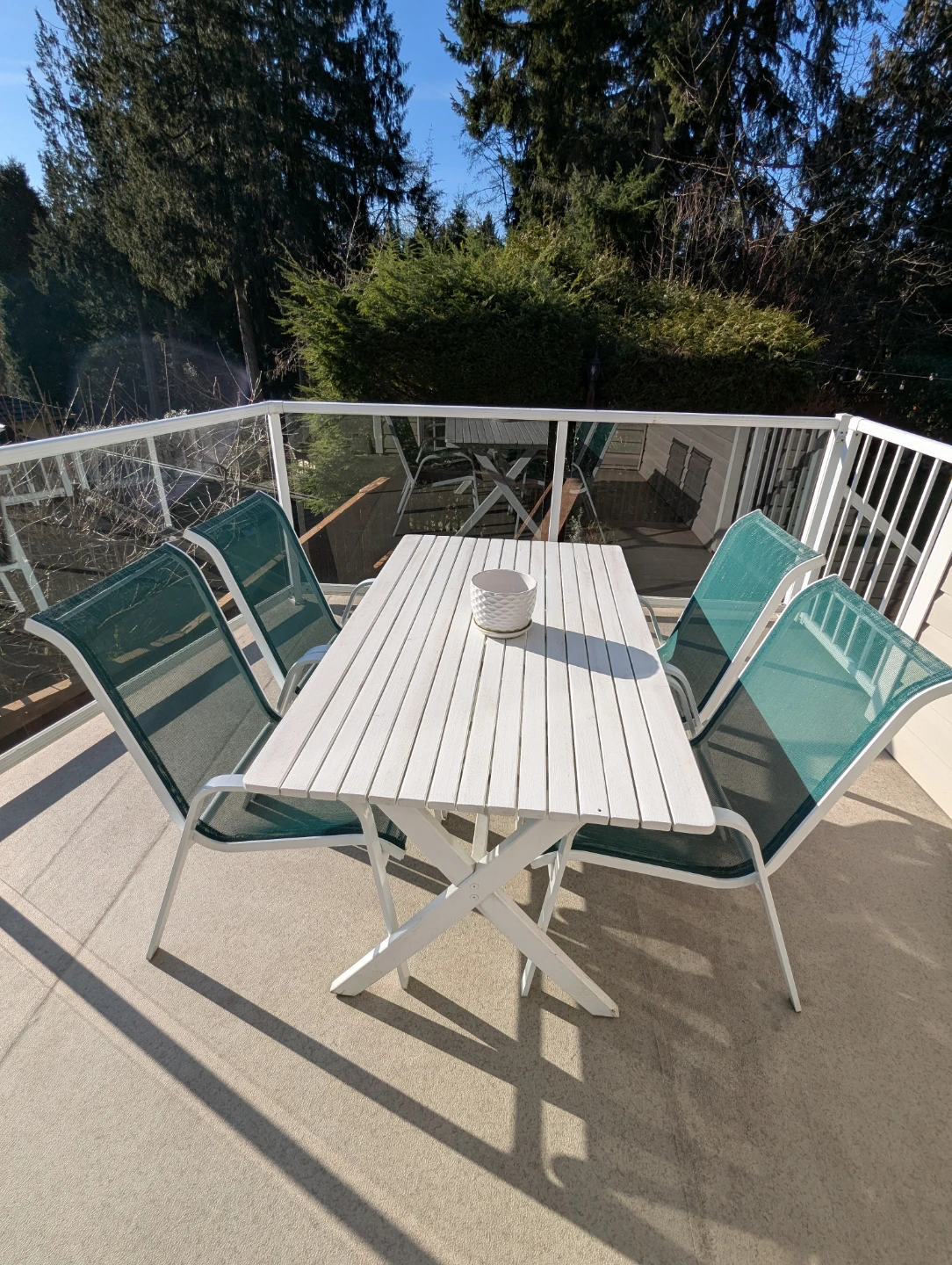 Outdoor Patio Chairs and Table Set
