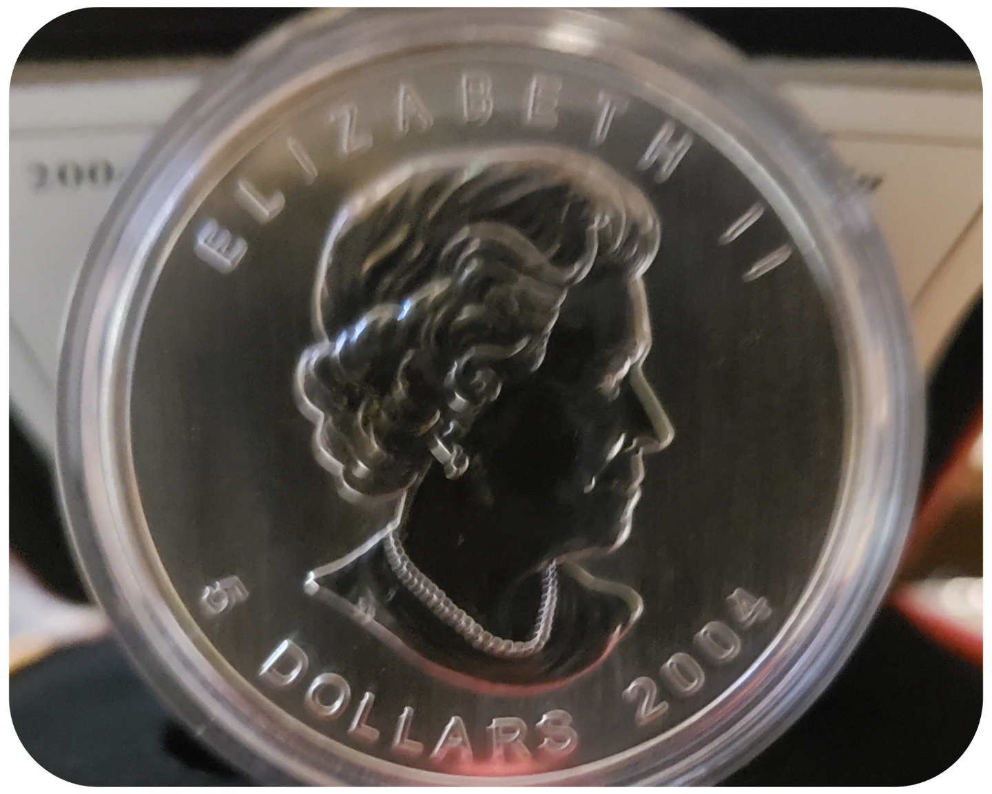 2004 1 oz Silver Maple Leaf Coin - Desjardins - photo 2
