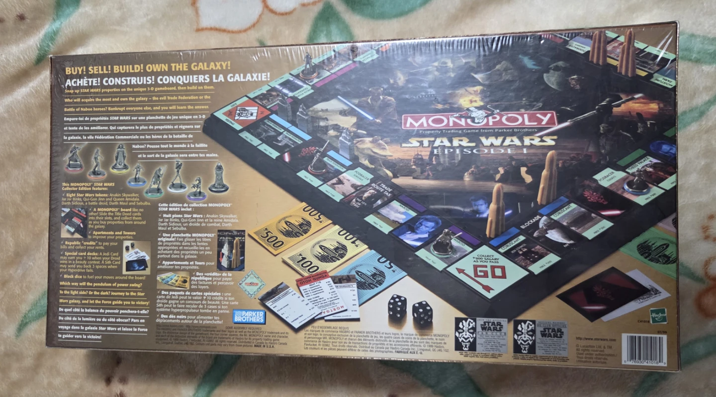 Monopoly Star Wars Episode I Collector's Edition Board Game - photo 2