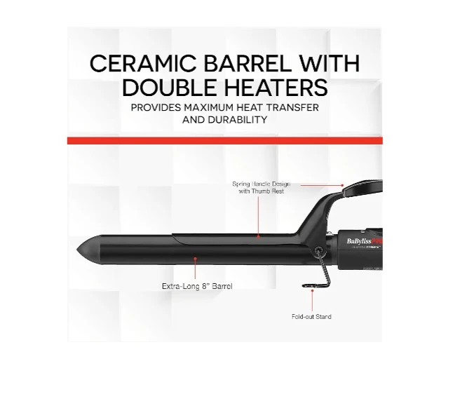 BaBylissPRO Ceramix Xtreme 1¼” Curling Iron Brand New - photo 5