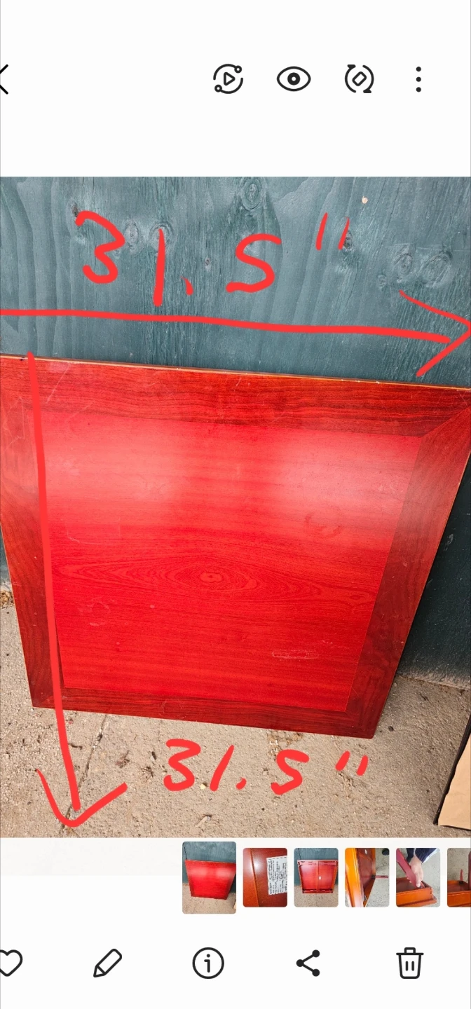 Traditional Korean Wooden Low Table