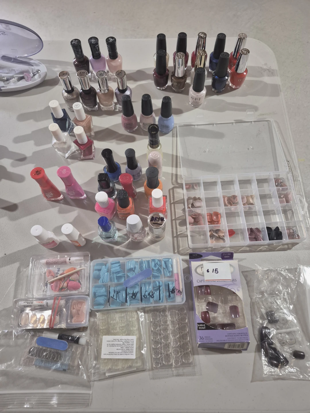 SEE ALL PHOTOS. LED UV , OPI, Kiko, Kiss Nail Polish & Press-On