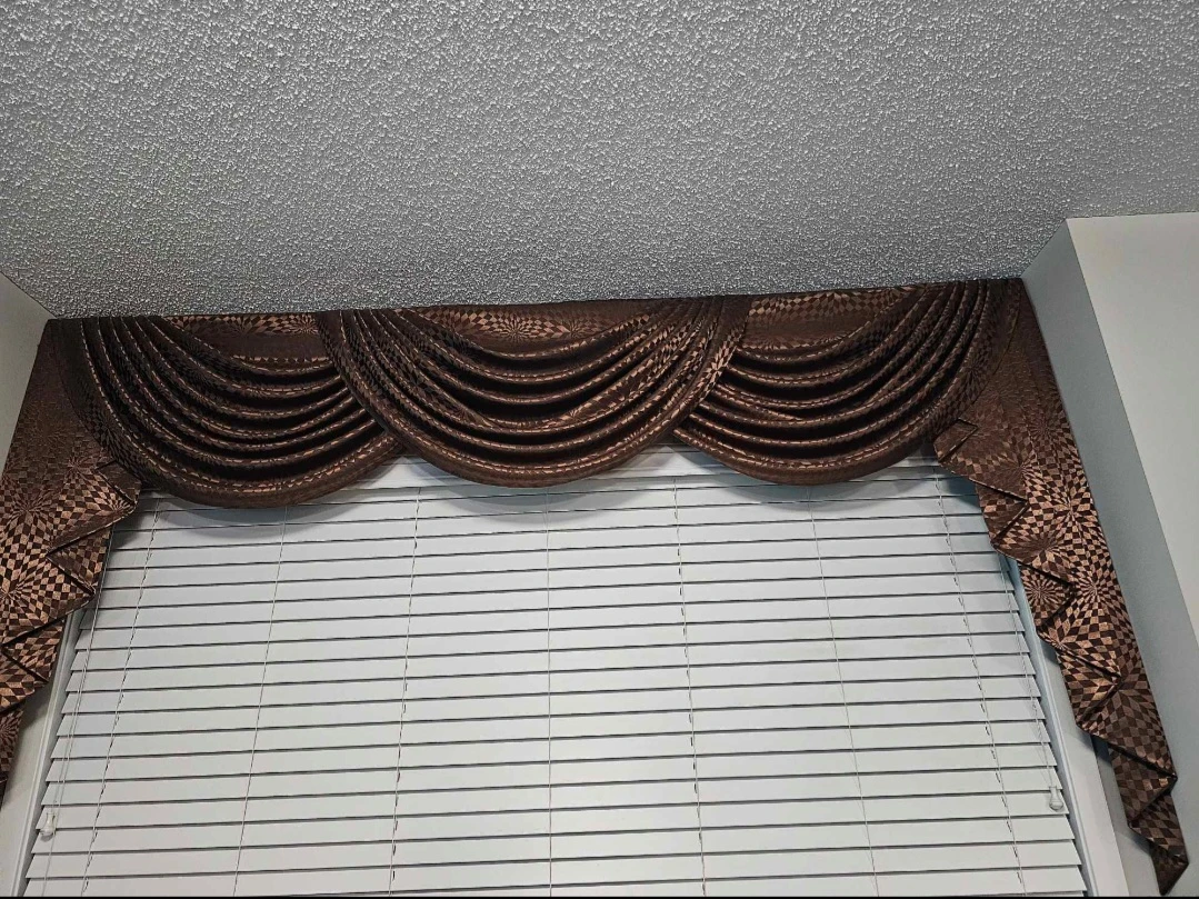 Brown Window Valance - photo 2