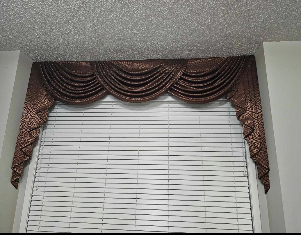 Brown Window Valance - photo 3