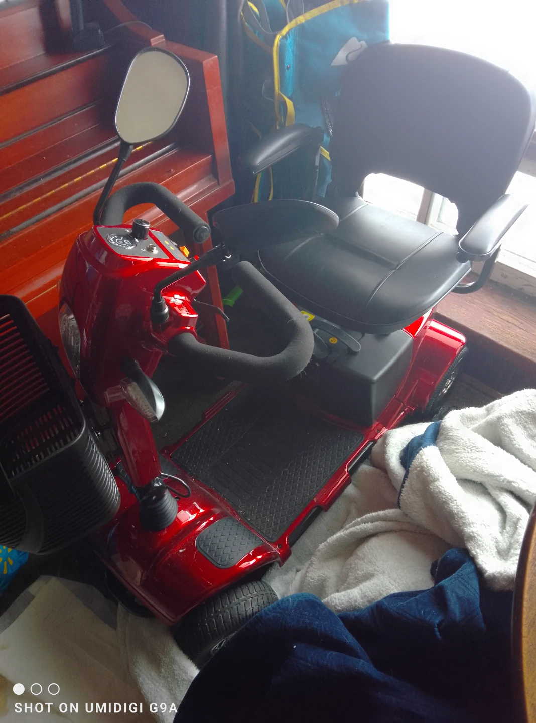 Red Electric Mobility Scooter