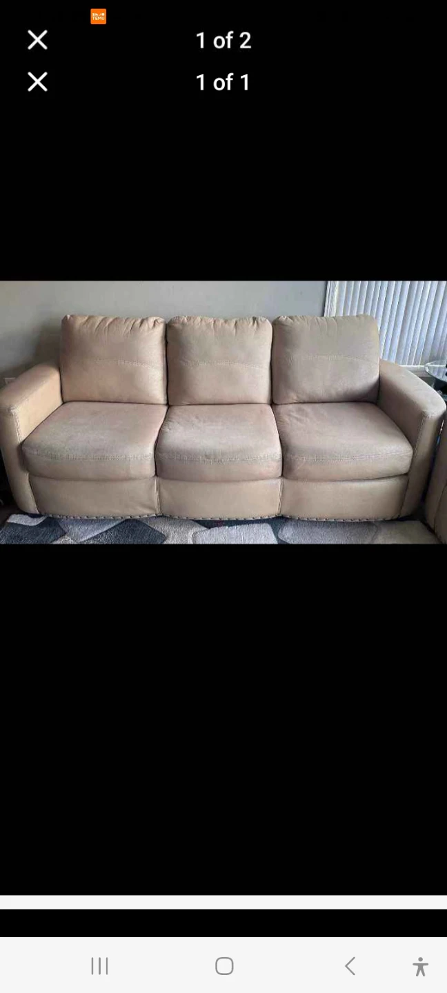 Beige 3-Seat Sofa misssauga sale