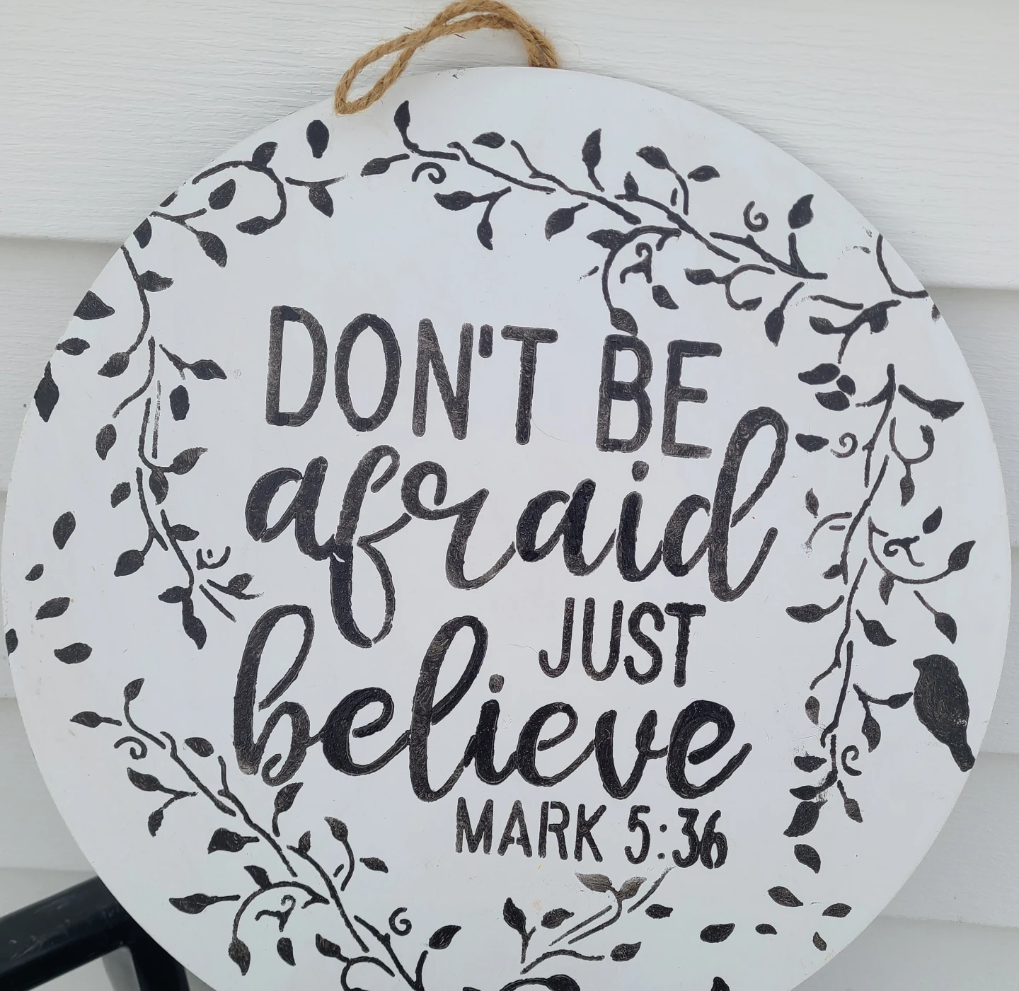 Inspirational Round Wall Decor