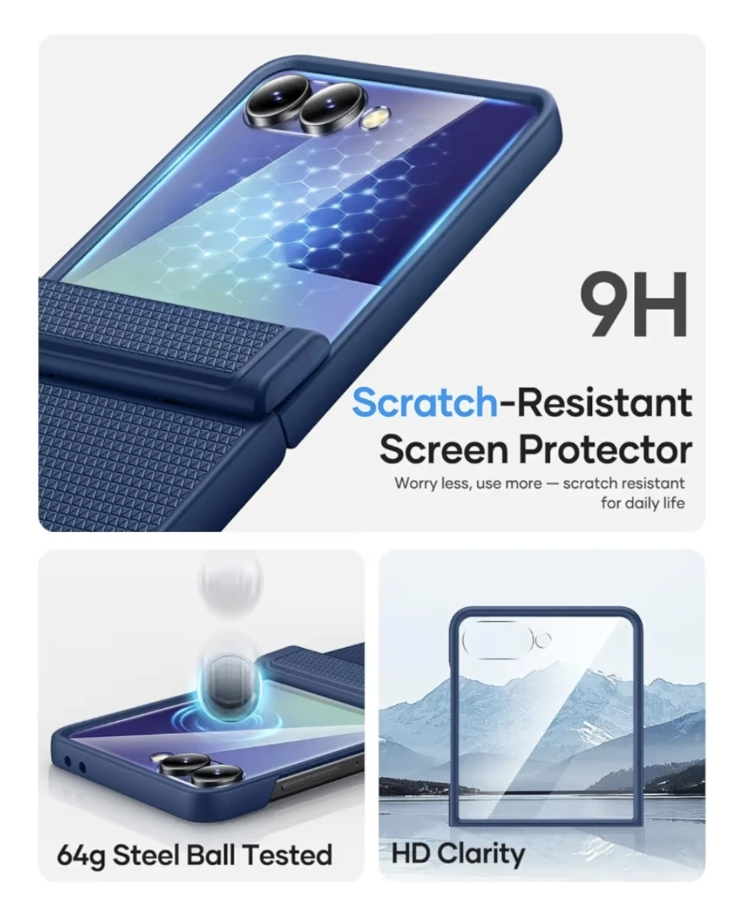 Galaxy Z Flip 7 Case - Blue - photo 3