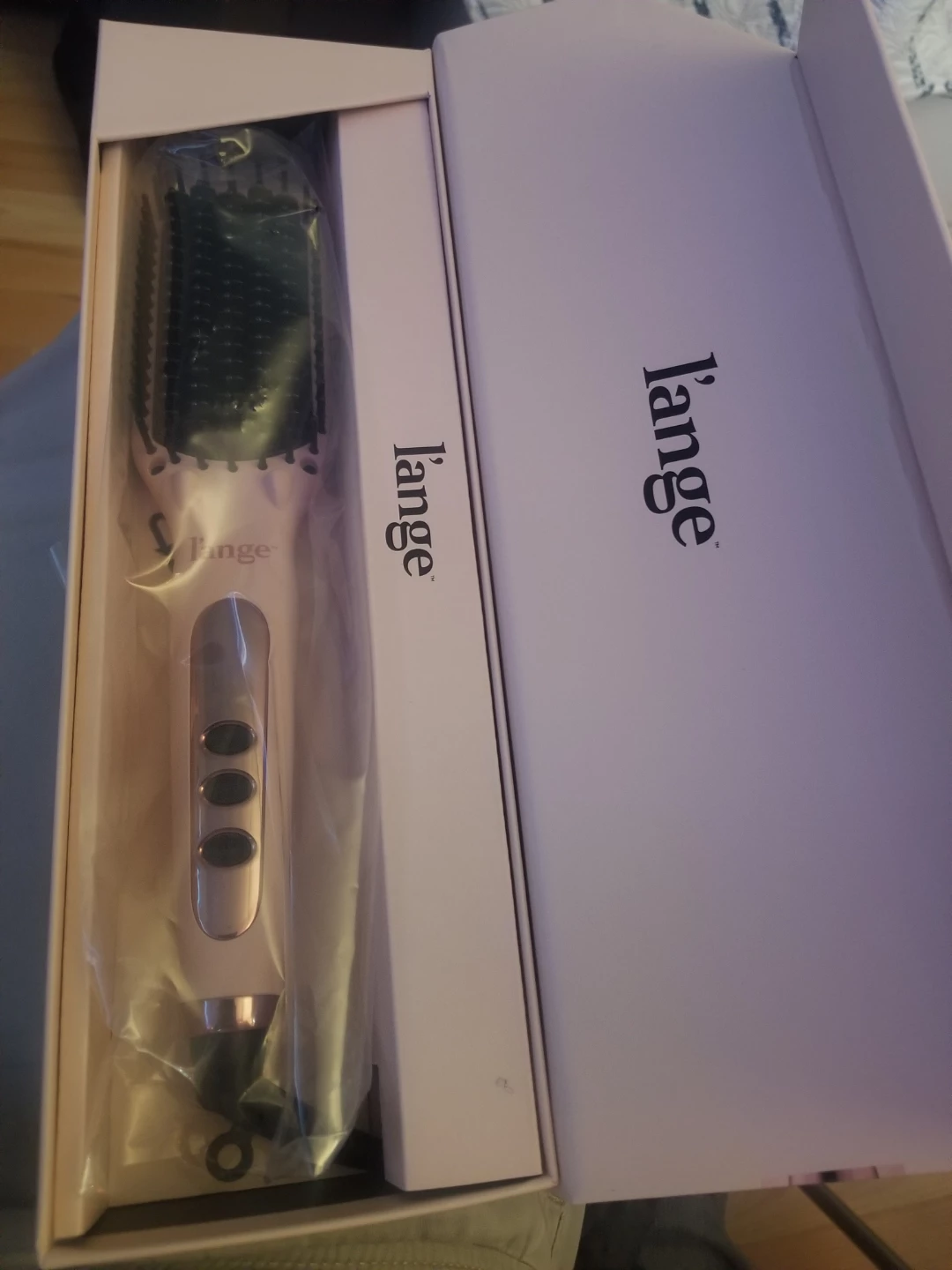 L'ange Hair Brush Straightener - New in Box! - photo 2
