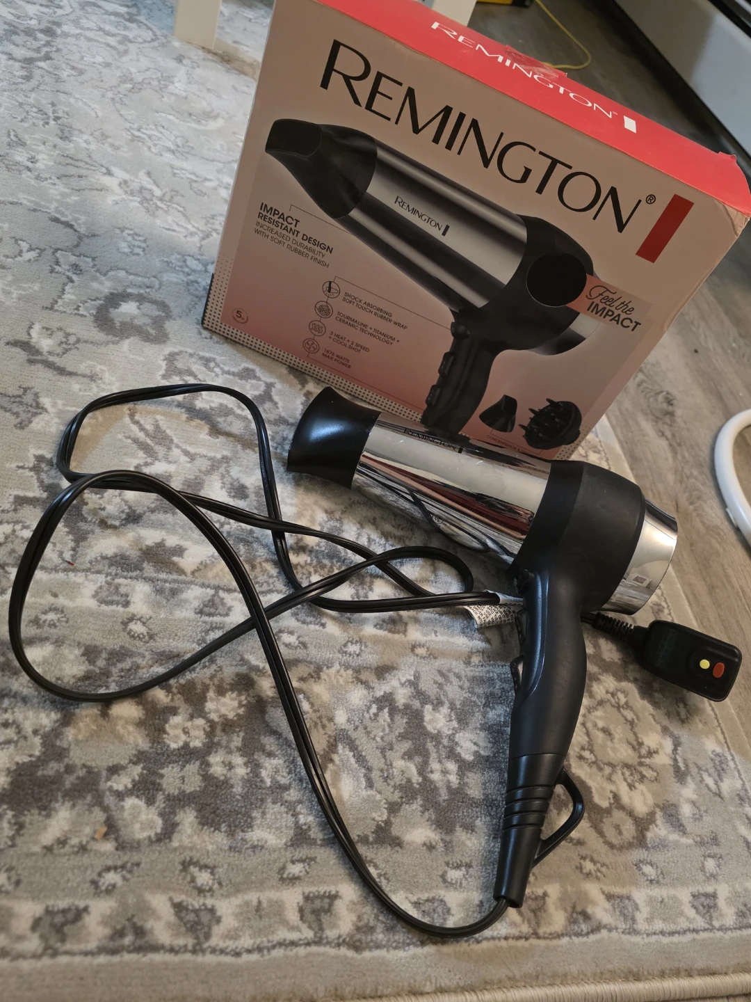 Remington Hair Dryer with Box