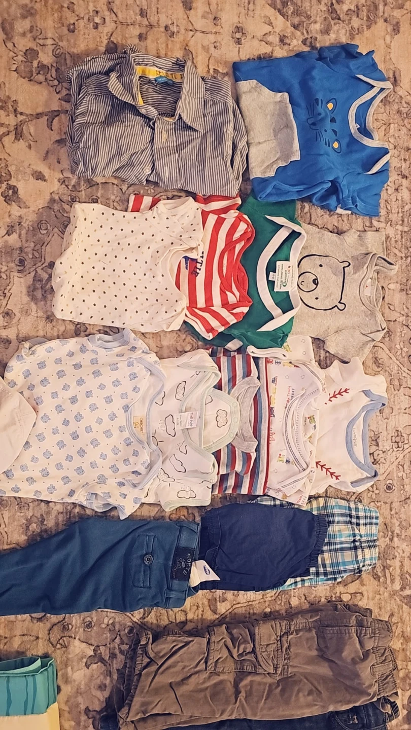 Baby Clothes Bundle, mat and crib bumper for baby safety 6m - 2t - photo 3