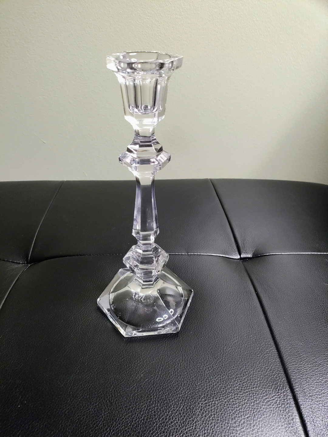 Crystal candleholder made by Beyer, West Germany - photo 2