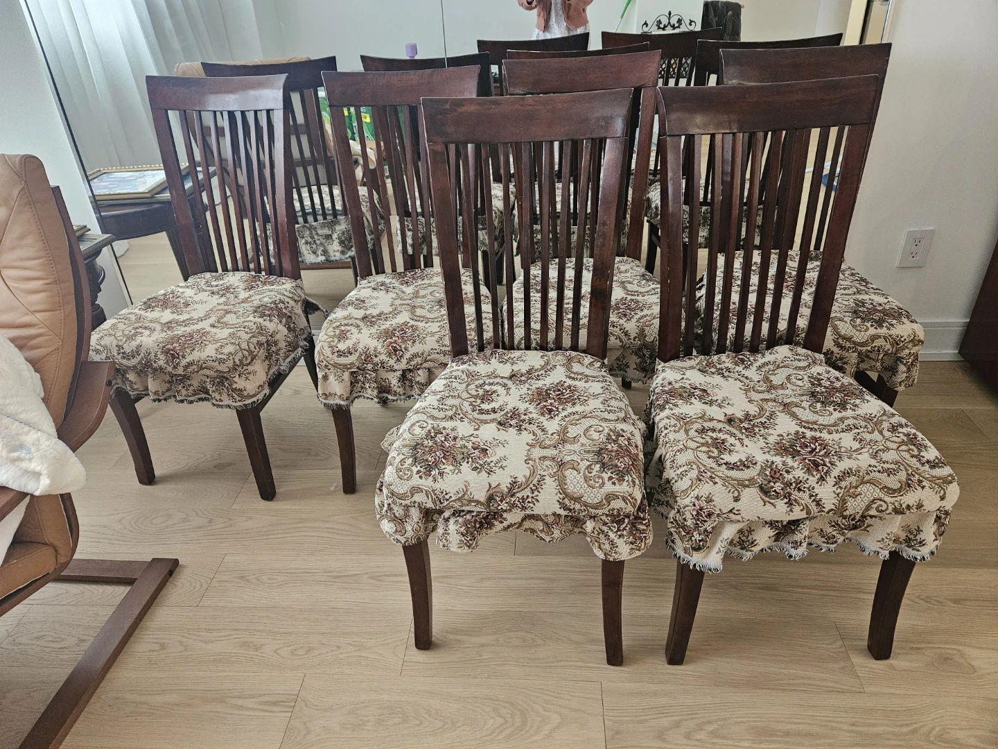 Dining Table Set with 6 Chairs