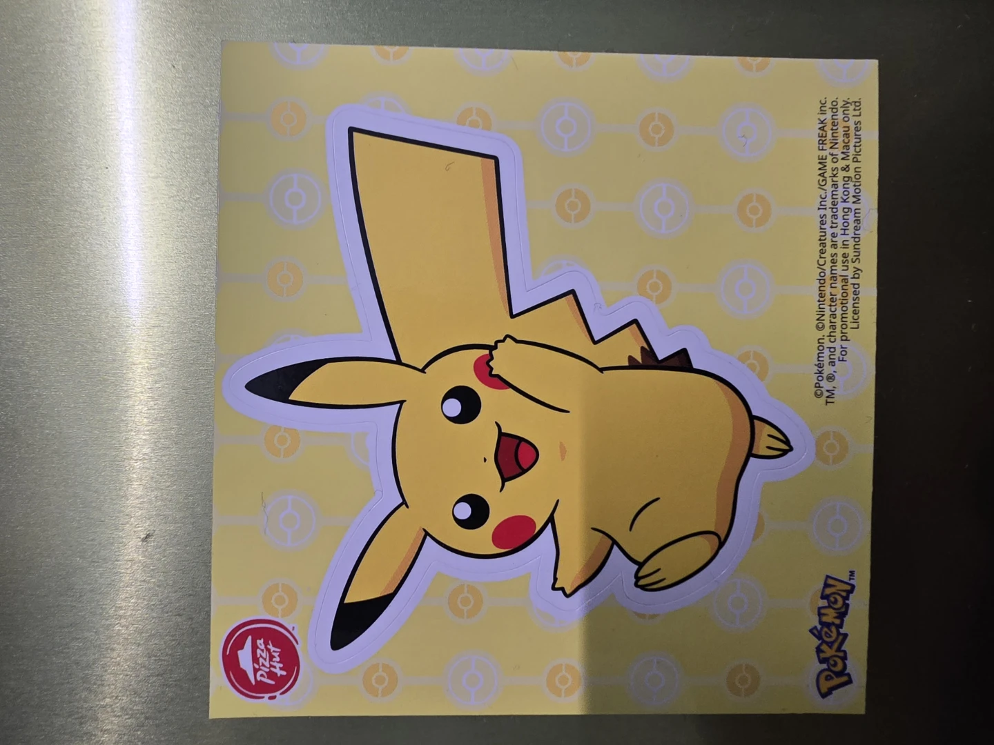 Pizza Hut Pokemon Pikachu Promo Card - photo 3