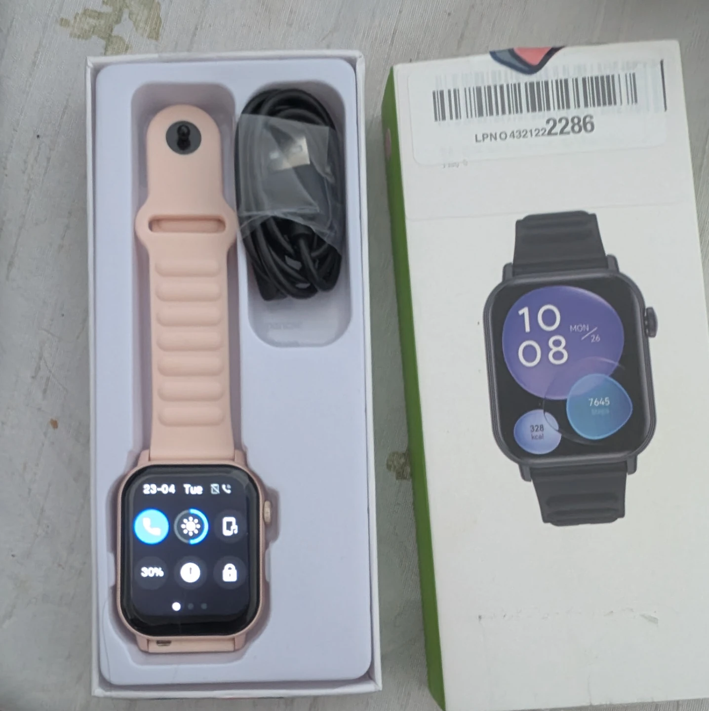 Pink Smart Watch with Charger - photo 3