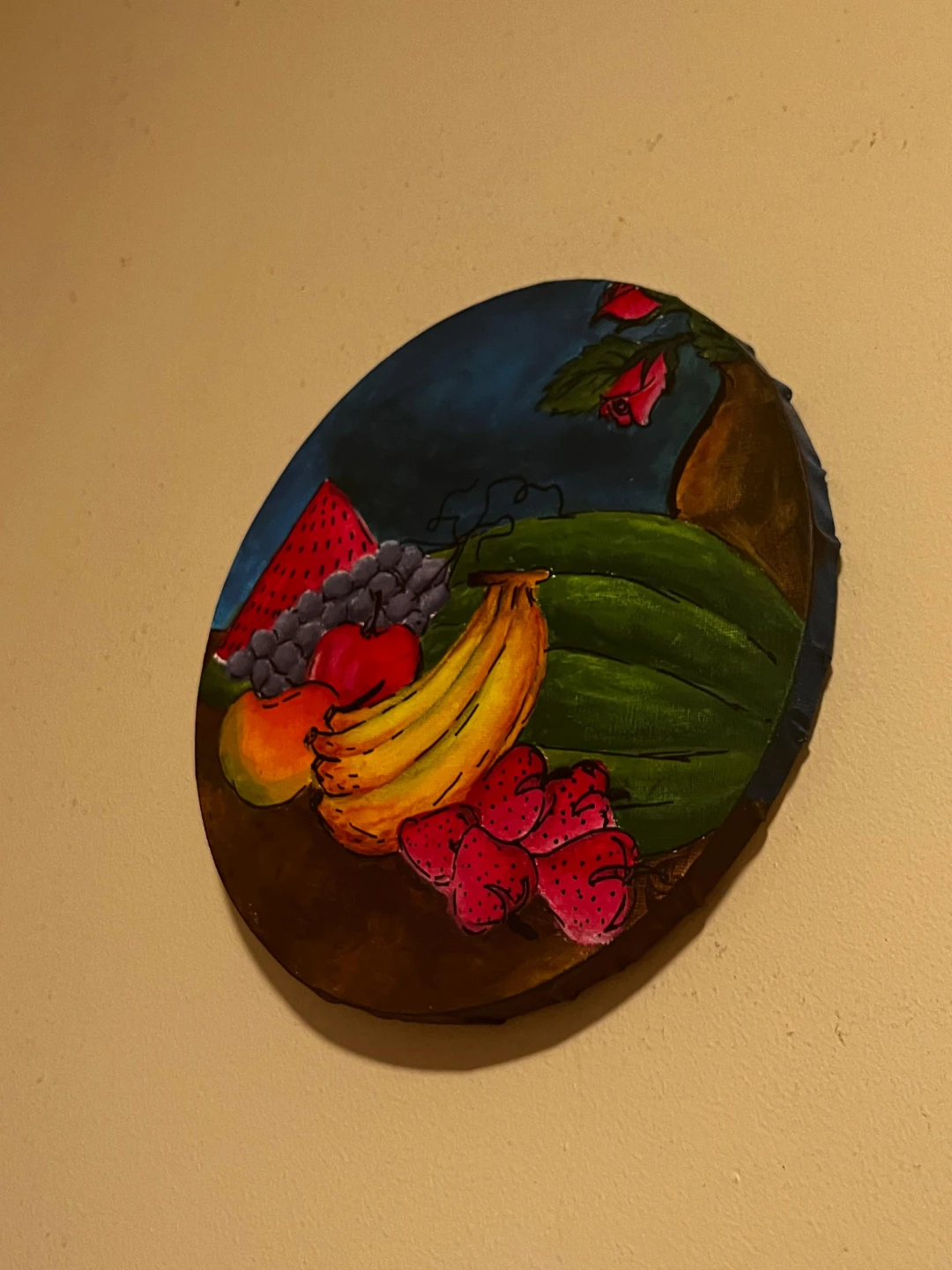 Hand-painted Fruit Still Life Wall Art