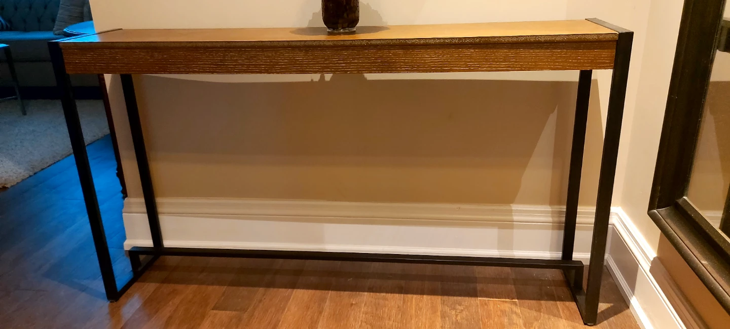 Console Table - Wood & Metal Frame - photo 3