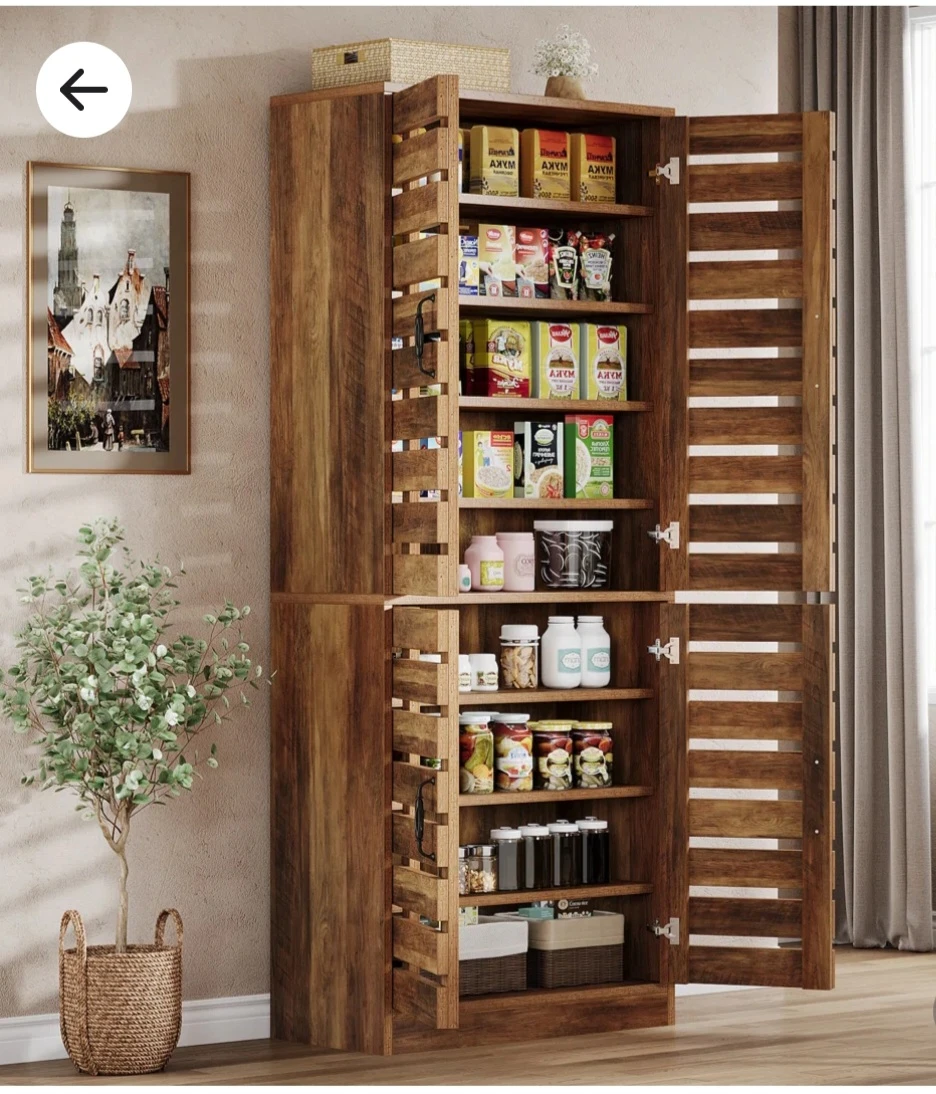 Brand New 70.8" Tall Farmhouse Kitchen Pantry Cabinet - photo 2