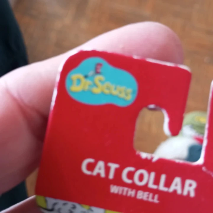 Dr. Seuss Cat Collar with Bell - photo 2