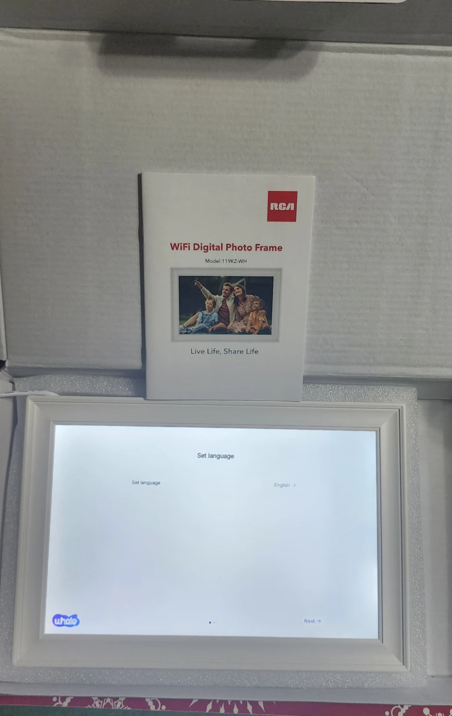 RCA WiFi Digital Photo Frame 119KZ-WH - photo 3
