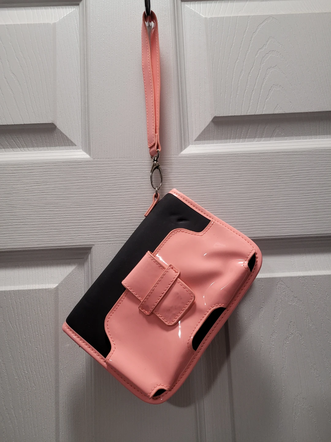 Pink & Black Clutch Purse