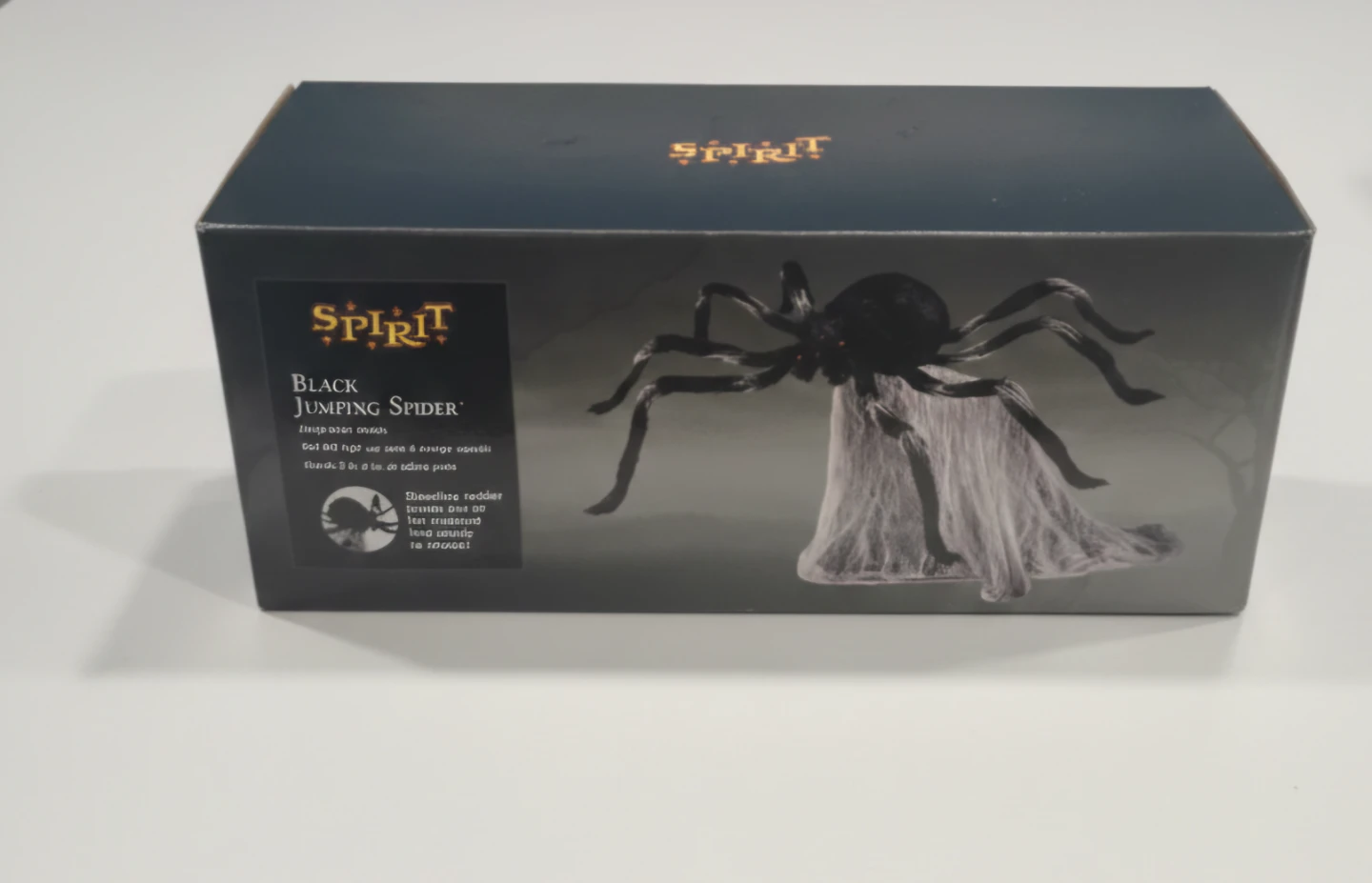 Spirit Halloween Black Jumping Spider Decoration