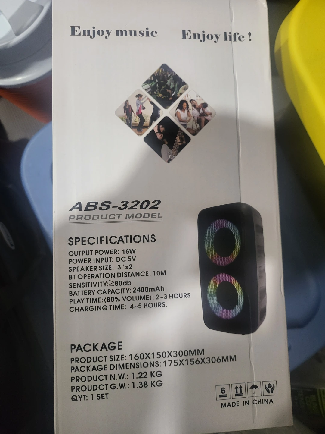 ABS-3202 Portable Wireless Speaker - photo 2