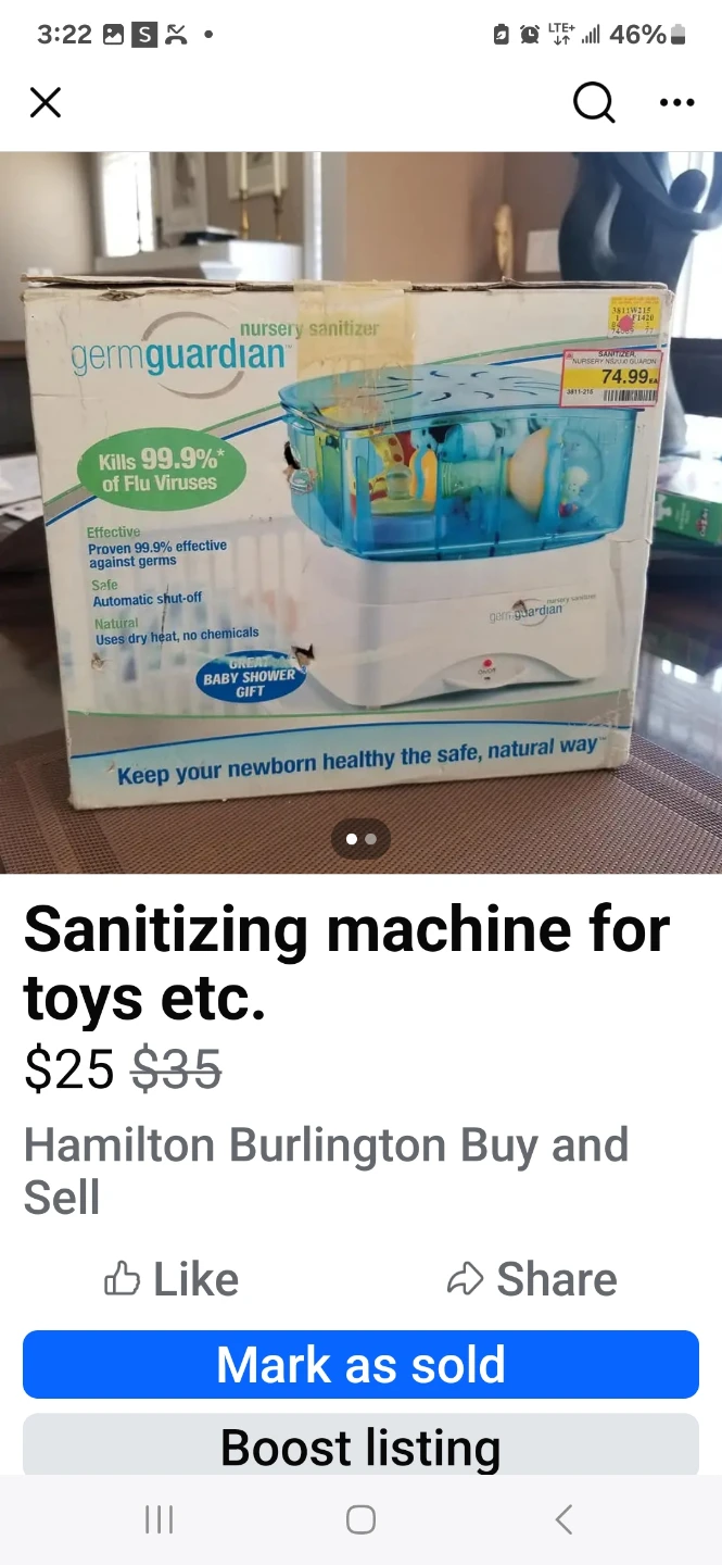 GermGuardian Nursery Sanitizer - Keep Toys Clean! - photo 2