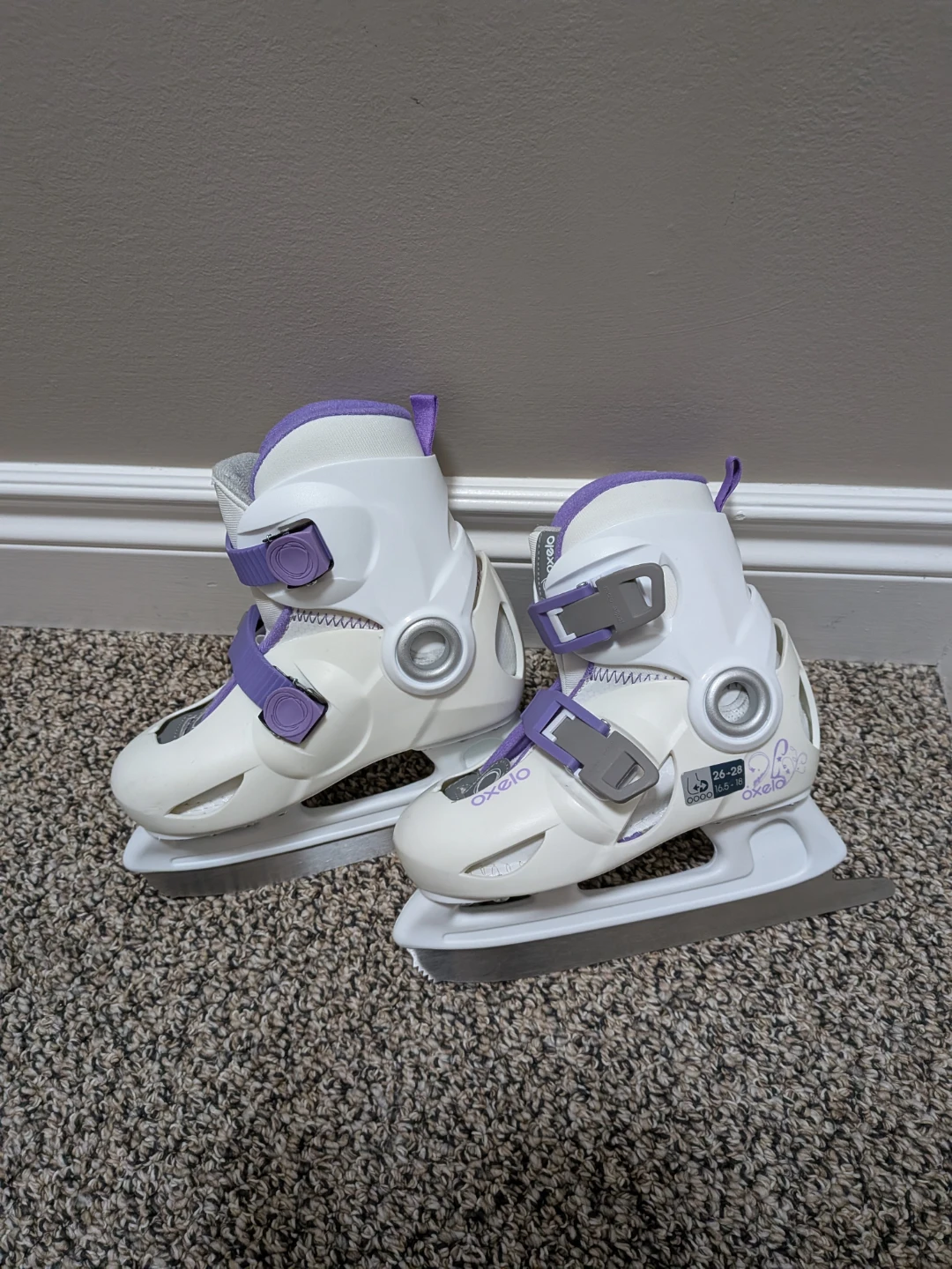 Oxelo Kids' Adjustable Ice Skates 9C-10.5C - photo 2