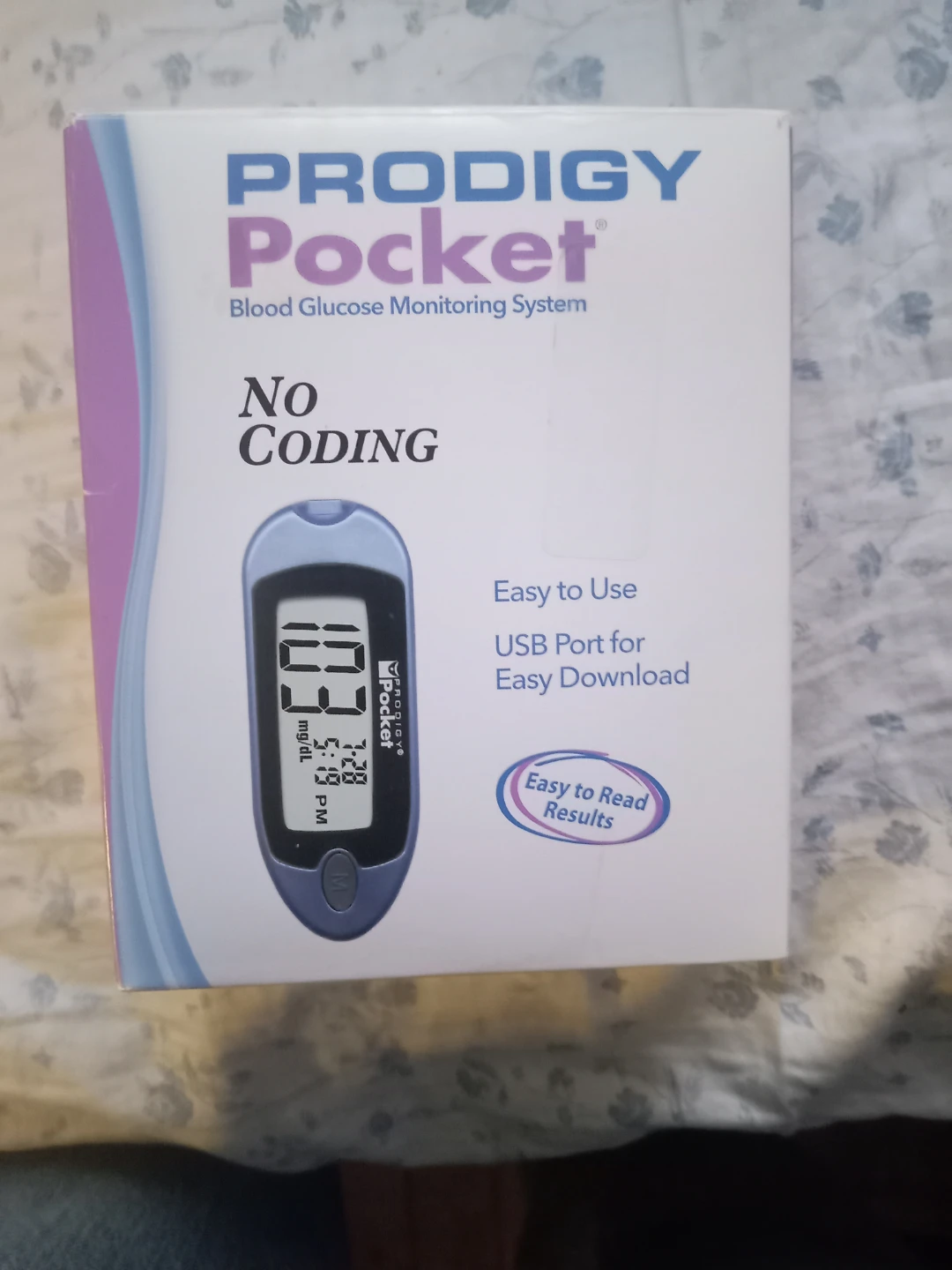 Prodigy Pocket Blood Glucose Monitoring System, Never used.