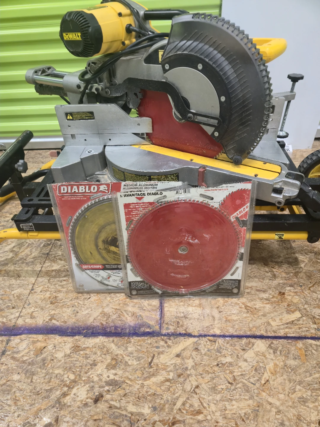 DeWalt Miter Saw and Ryobi Table Saw Bundle
