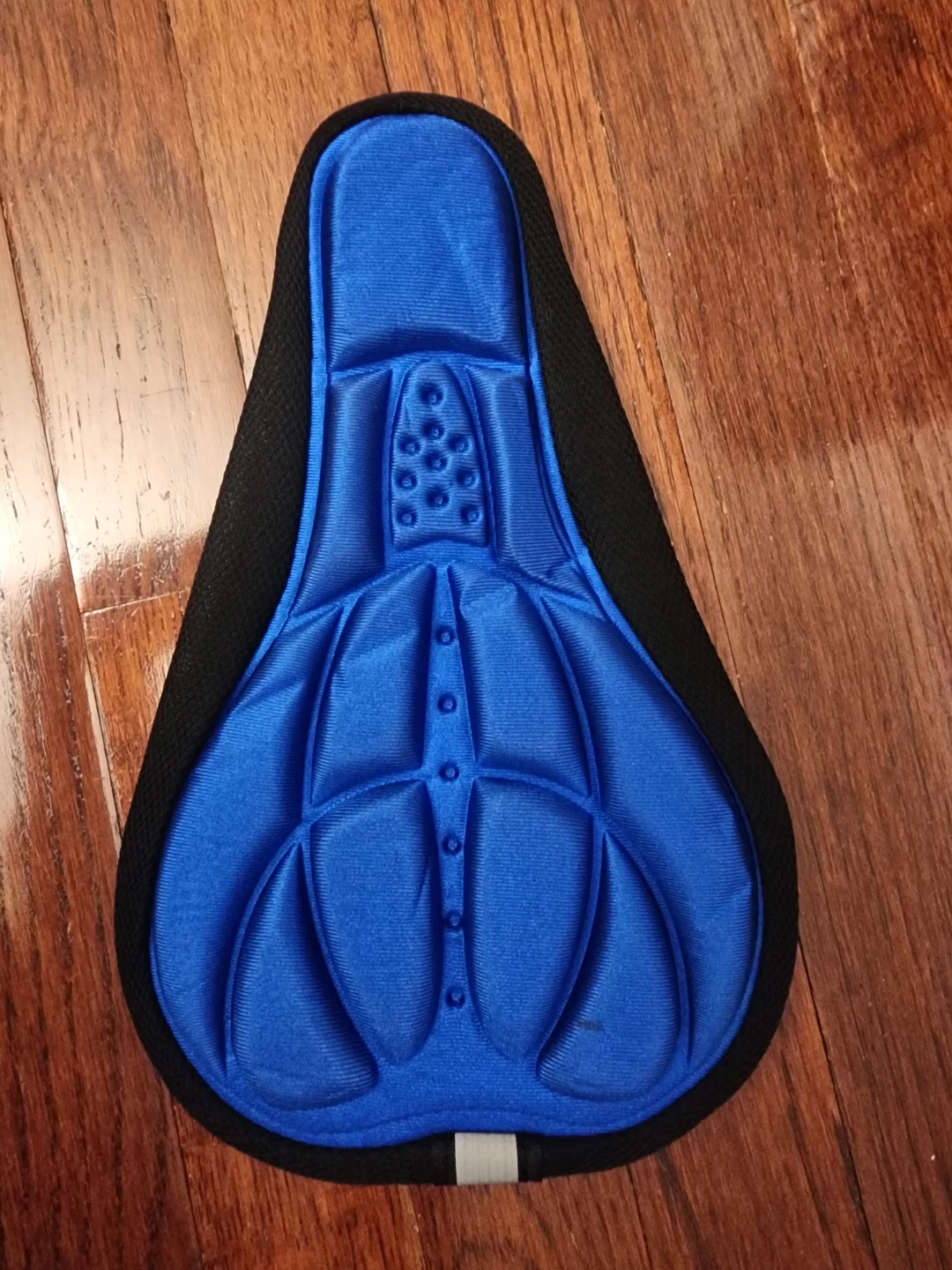 Bike Seat Cover - Black & Blue