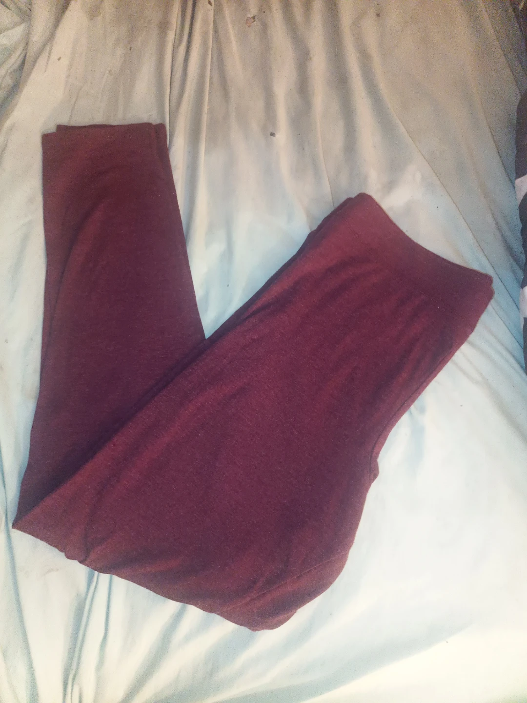 PINK Burgundy Leggings