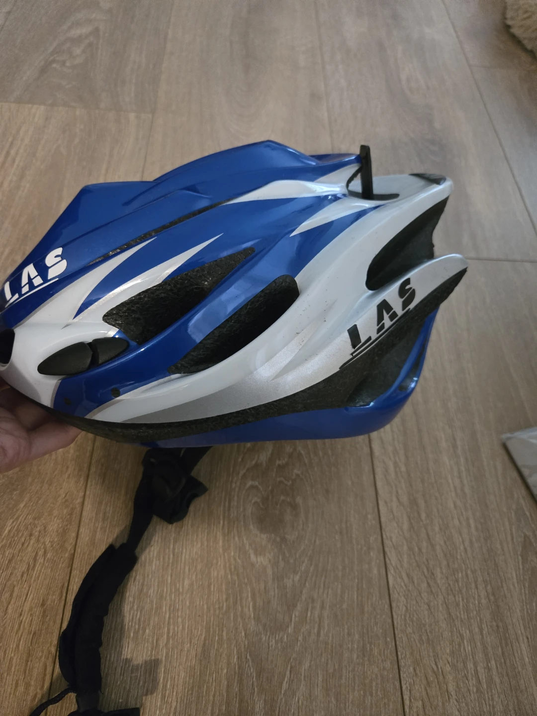 LAS Bicycle Helmet - Blue/White - photo 2