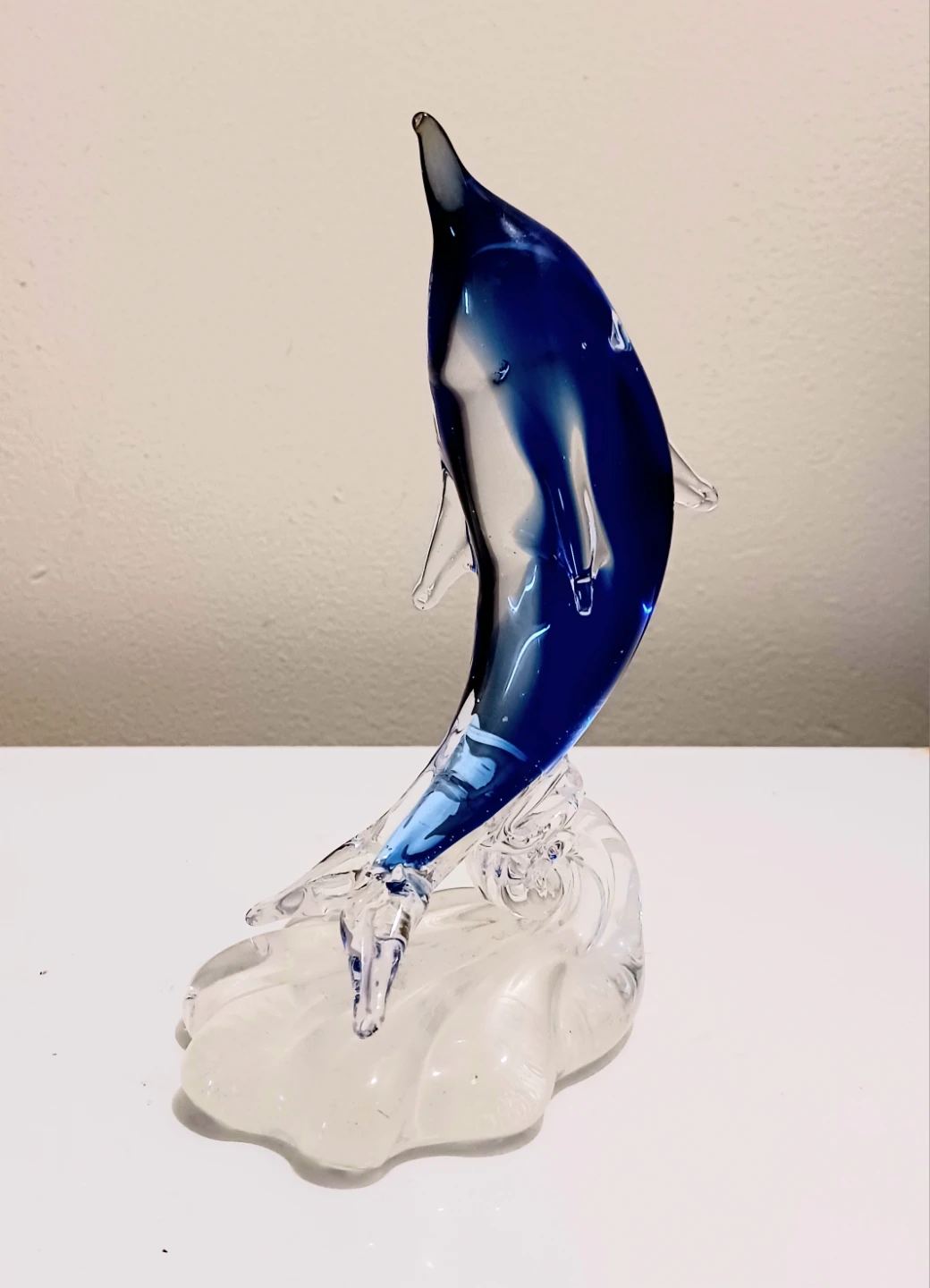 Glass Art Dolphin Figurine