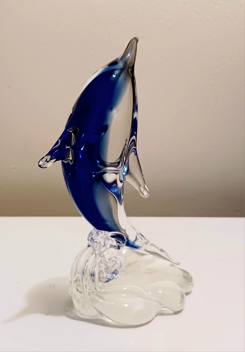 Glass Art Dolphin Figurine - photo 2