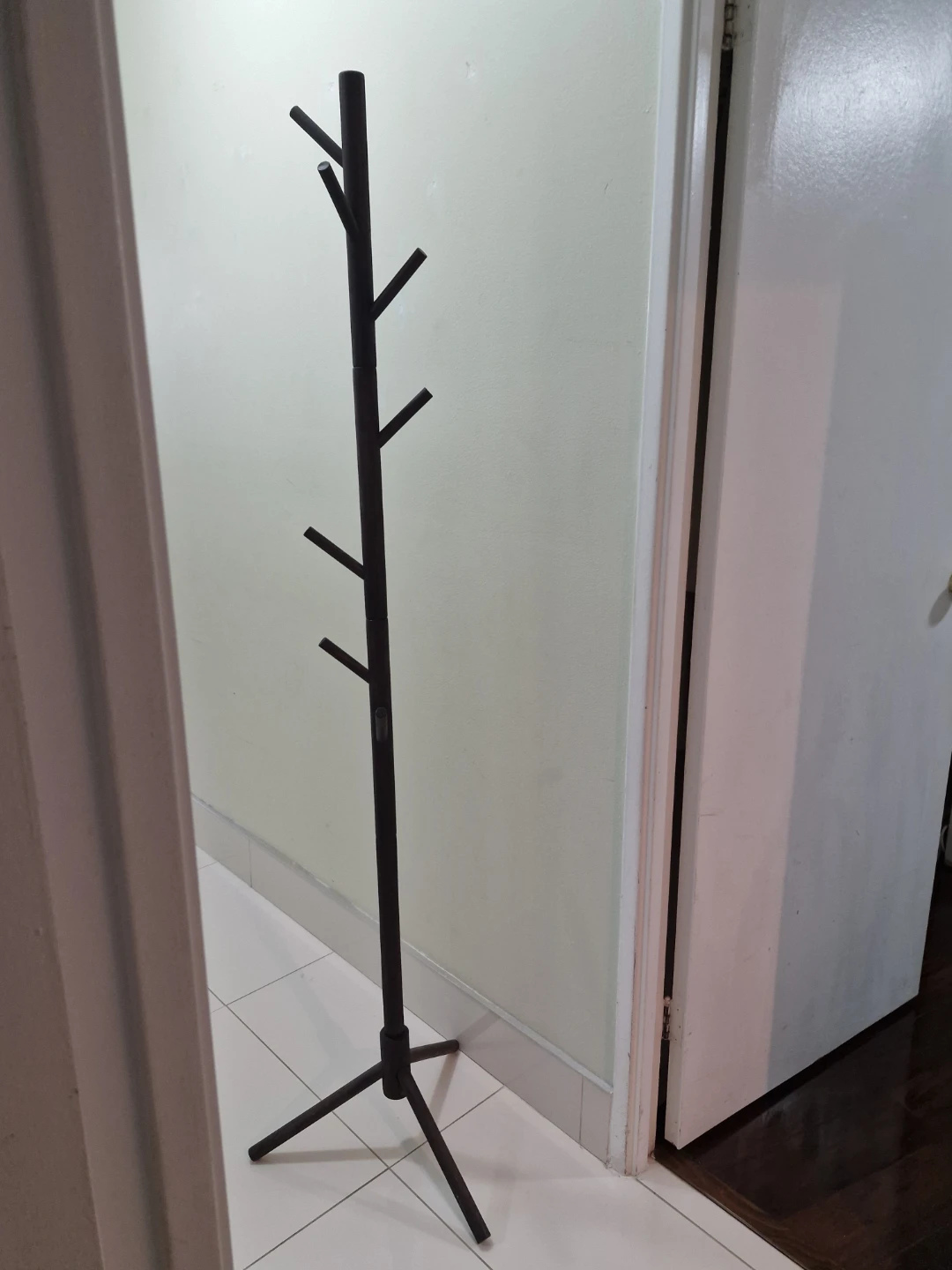 Dark Wood Coat Rack - photo 2