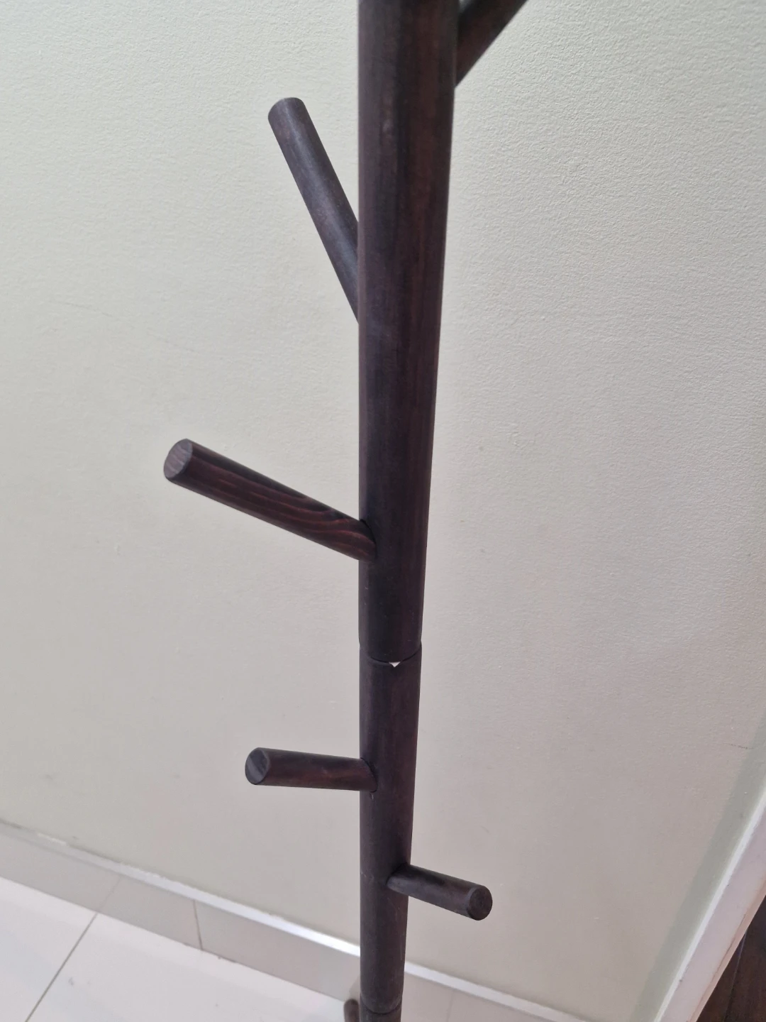 Dark Wood Coat Rack - photo 3