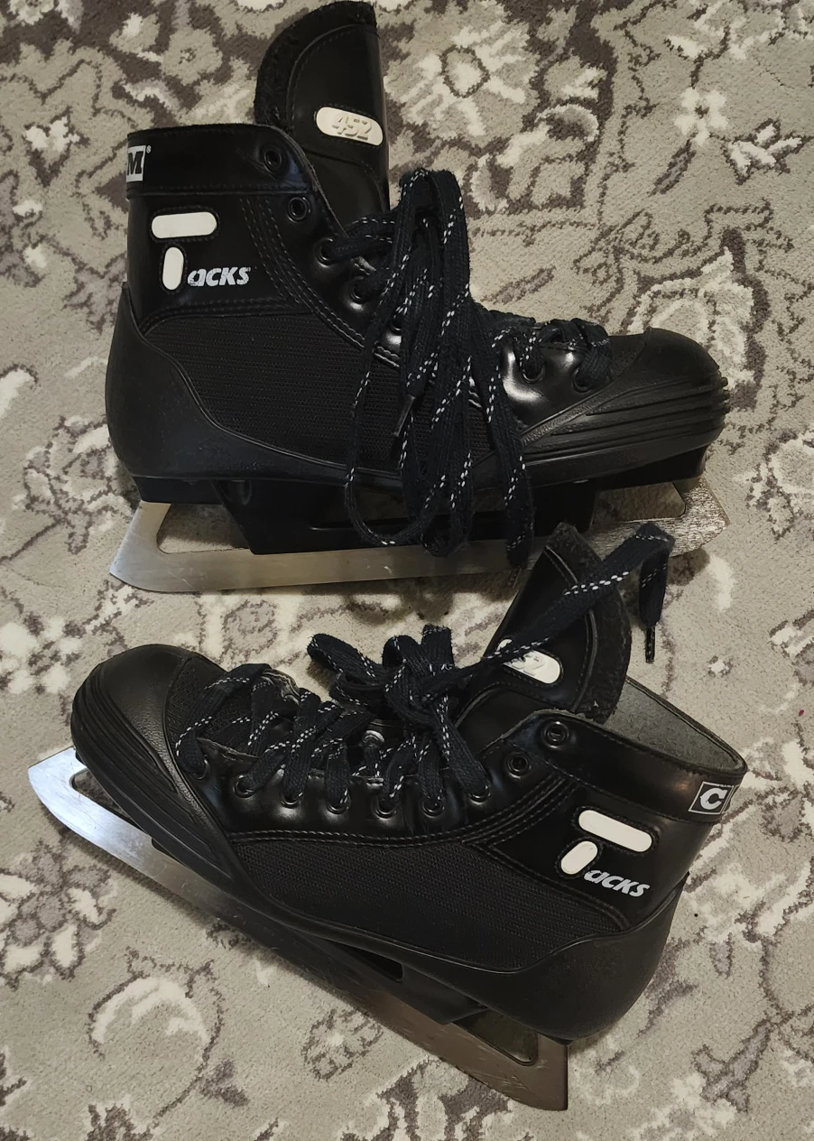🥅 Gently Used Classic CCM Tacks Goalie Skates | Size 8 E/B 🥅 - photo 3