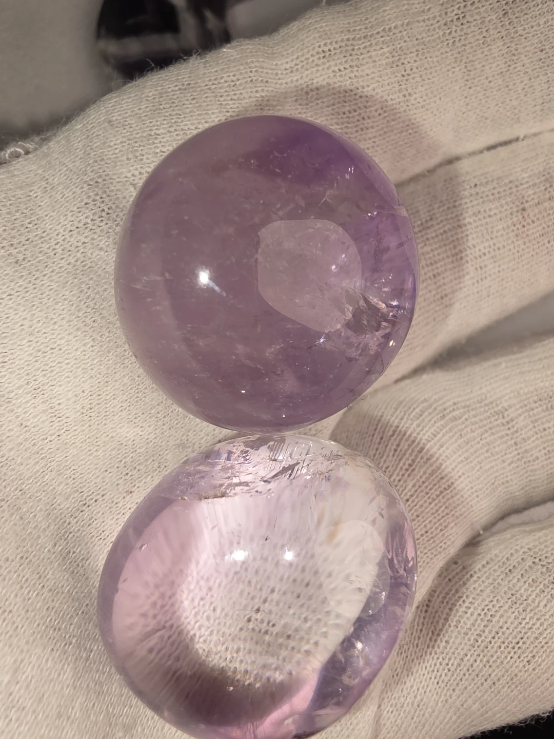 Super clear Amethyst tumbles