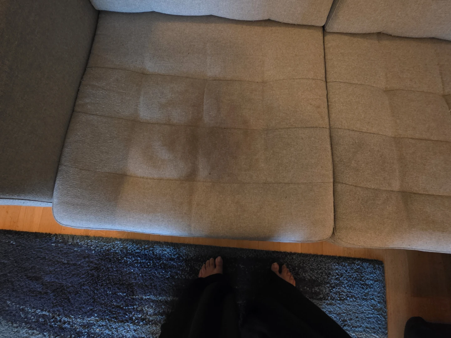 Grey L-Shaped Sectional Sofa IKEA - photo 5