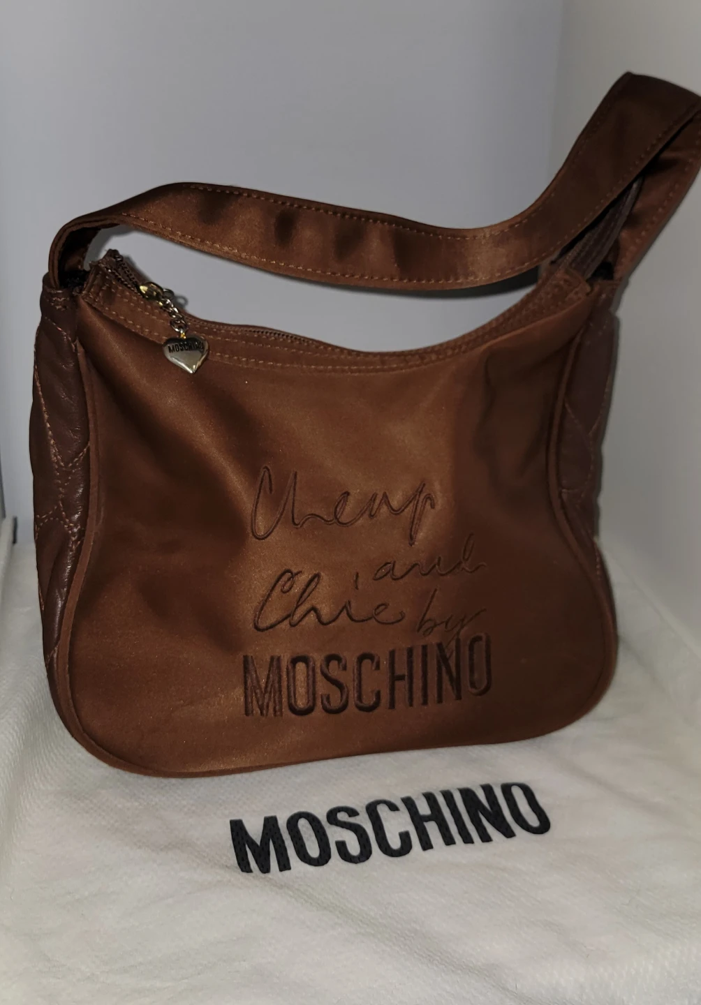 Cheap and Chic by Moschino Shoulder Bag - Brown