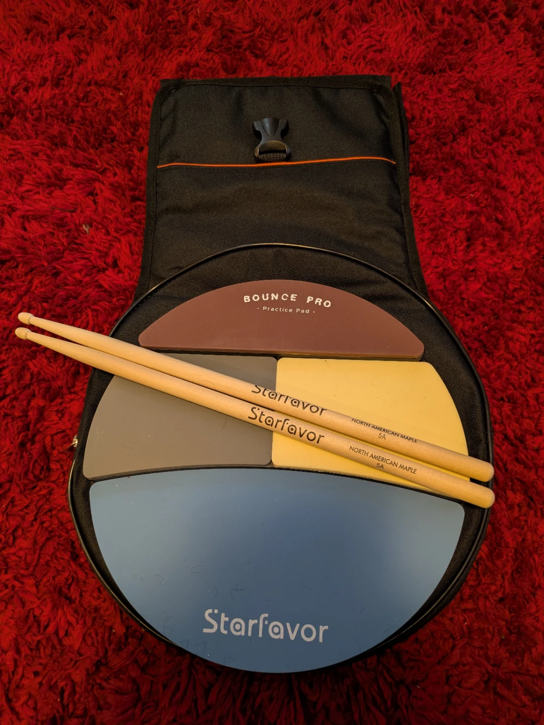 Starfavor Bounce Pro Practice Pad with Drumsticks - photo 2