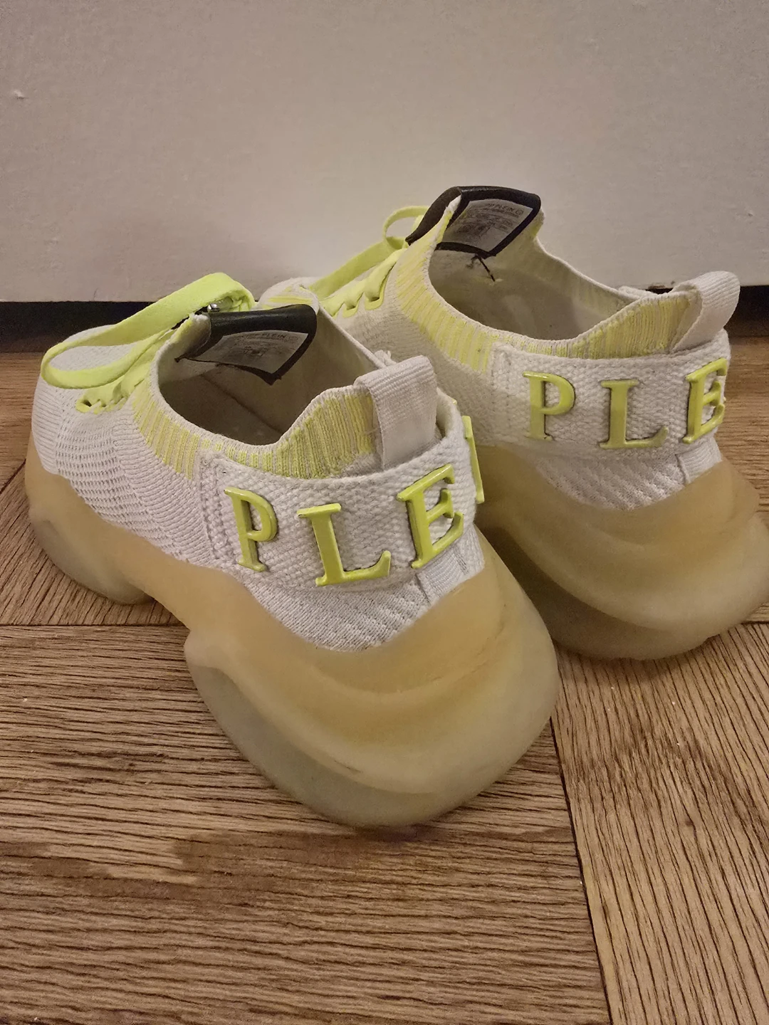 Philipp Plein White/Yellow Sneakers US 6.5 / EUR 38 - photo 3