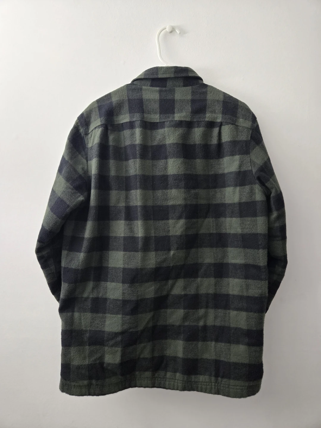 L.L.Bean Quilted Flannel Jacket, Green Plaid - photo 3