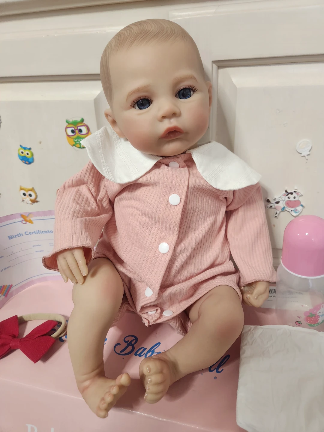Reborn Baby Doll Pink Outfit with Accessories - photo 2